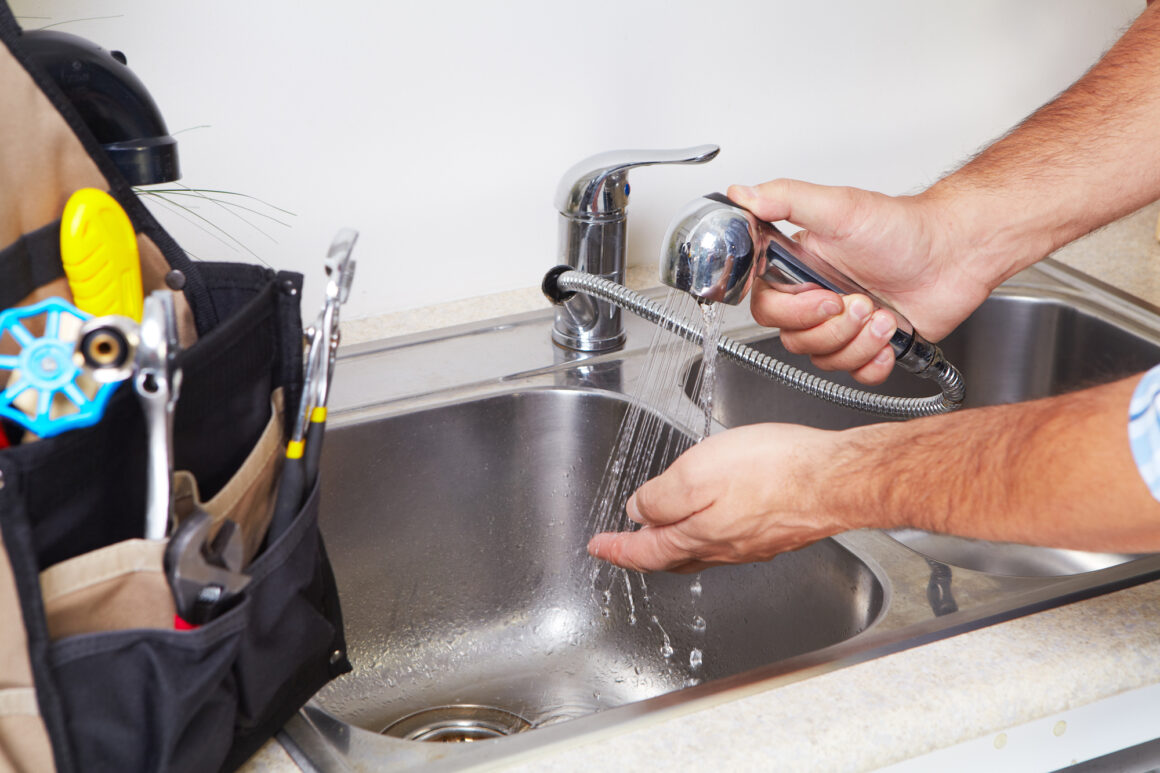 San Francisco Plumber in the kitchen.