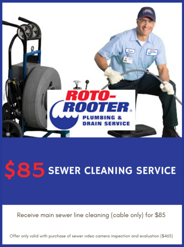 85 sewer cleaning service coupon at Roto Rooter in San Francisco